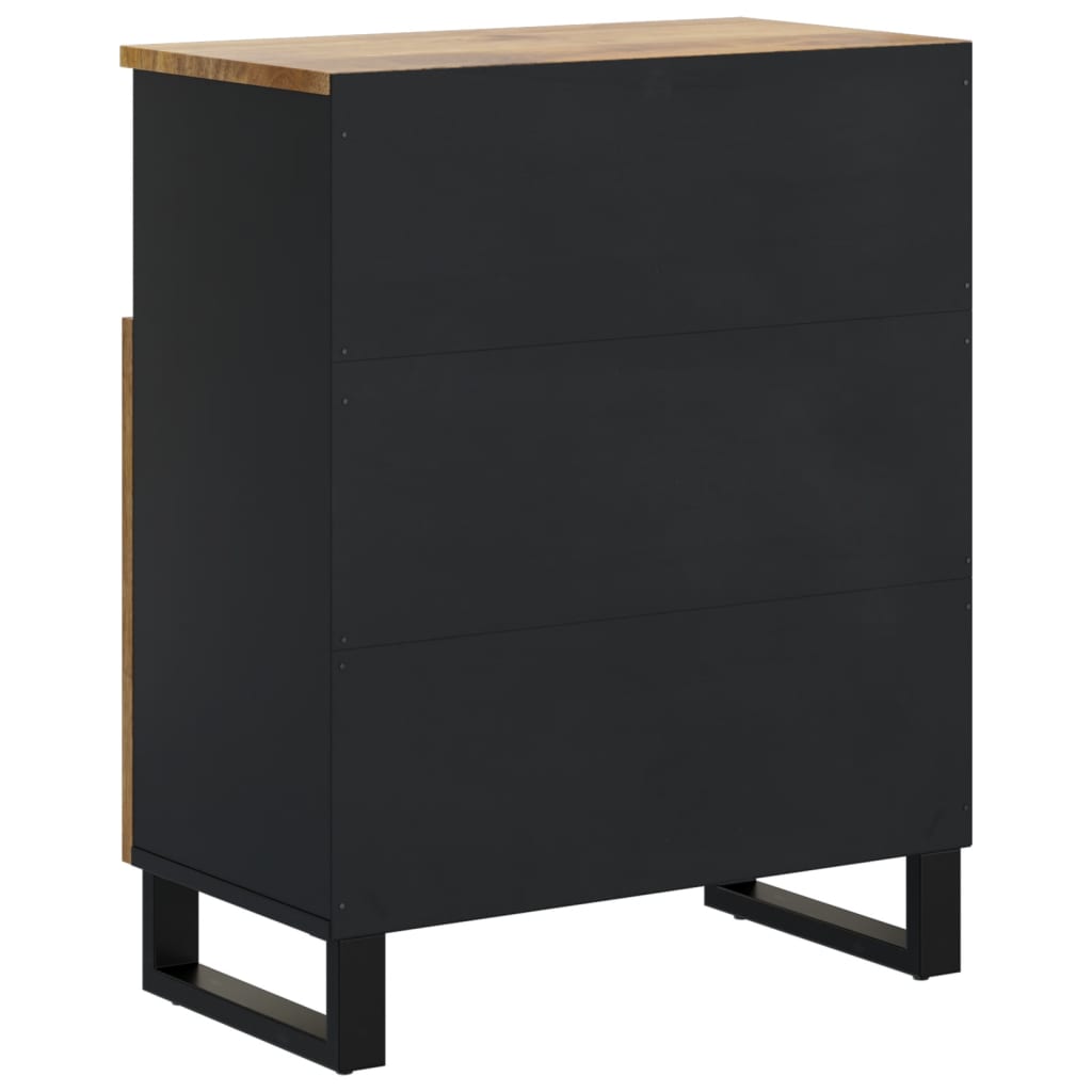 Sideboard mit 2 Türen 60x33x75 cm Massivholz Mango