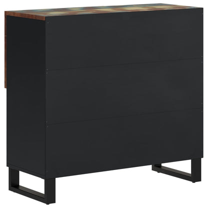 Sideboard mit 2 Türen 80x33x75 cm Altholz Massiv