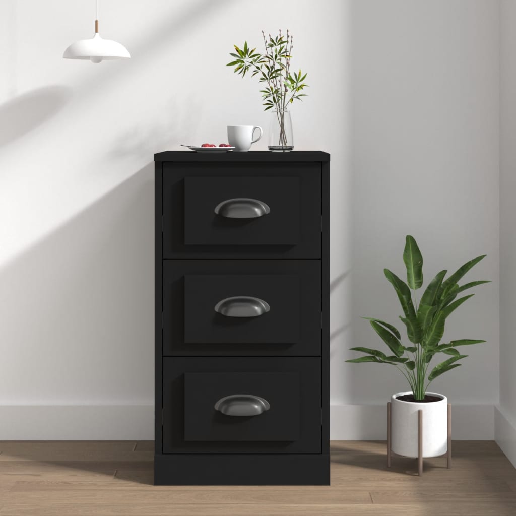 Sideboard Schwarz 36x35,5x67,5 cm