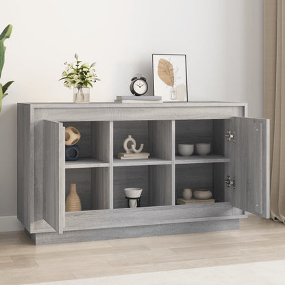 Sideboard Grau Sonoma 102x35x60 cm Holzwerkstoff