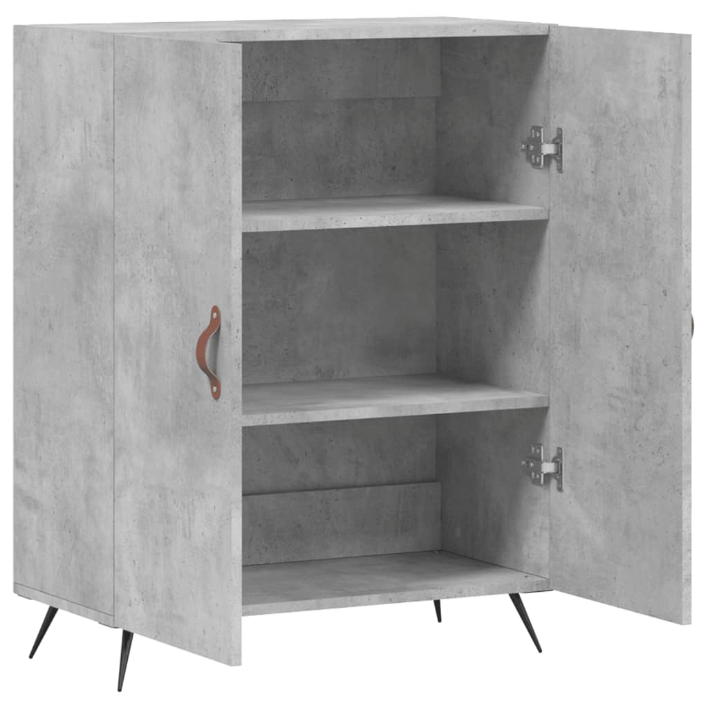 Sideboard Betongrau 69,5x34x90 cm Holzwerkstoff