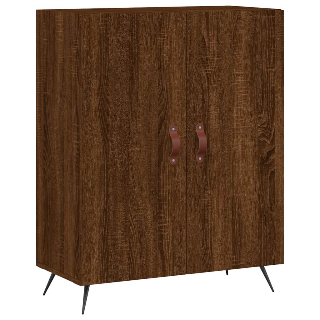 Sideboard Braun Eichen-Optik 69,5x34x90 cm