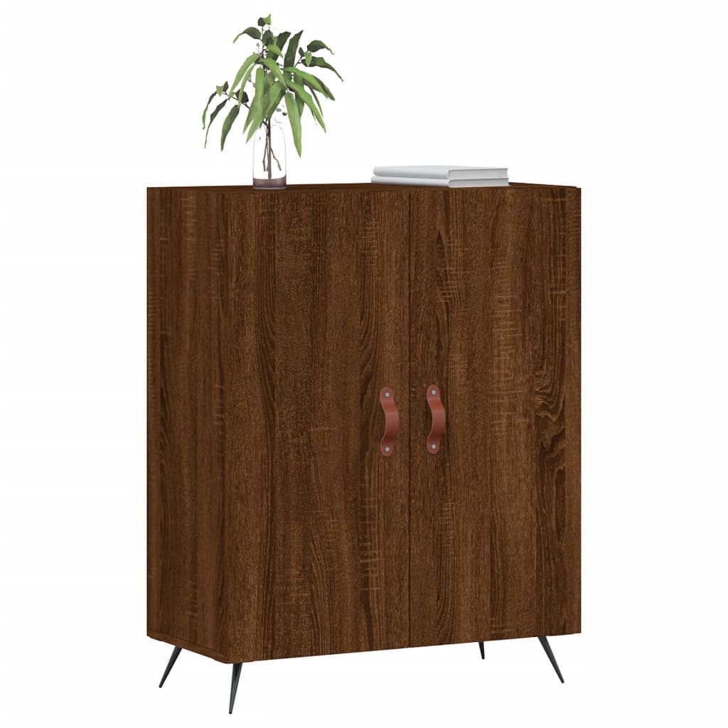 Sideboard Braun Eichen-Optik 69,5x34x90 cm