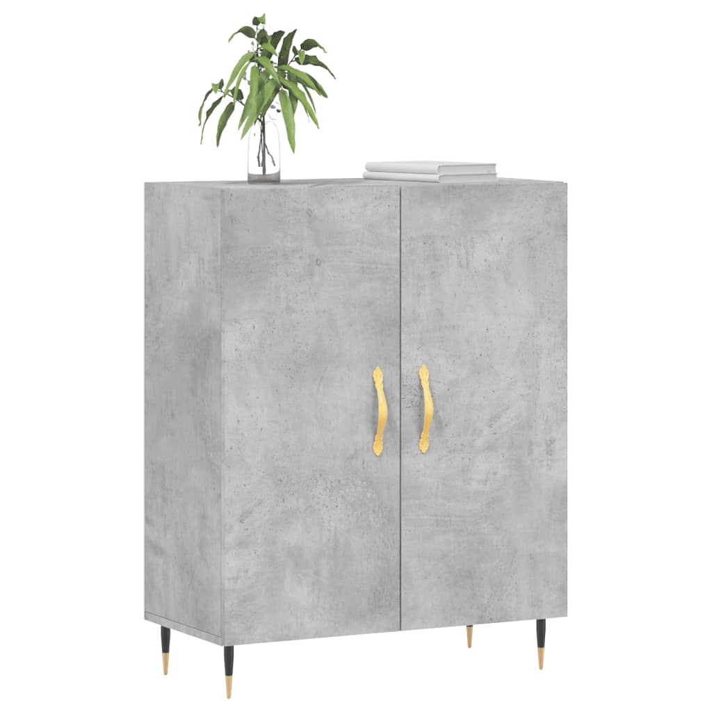 Sideboard Betongrau 69,5x34x90 cm Holzwerkstoff