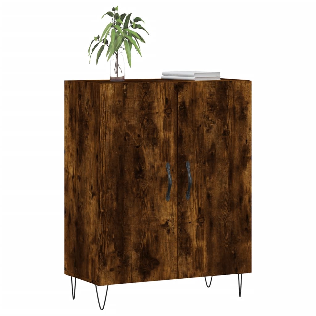 Sideboard Räuchereiche 69,5x34x90 cm Holzwerkstoff