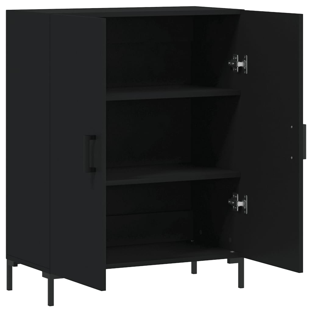 Sideboard Schwarz 69,5x34x90 cm Holzwerkstoff