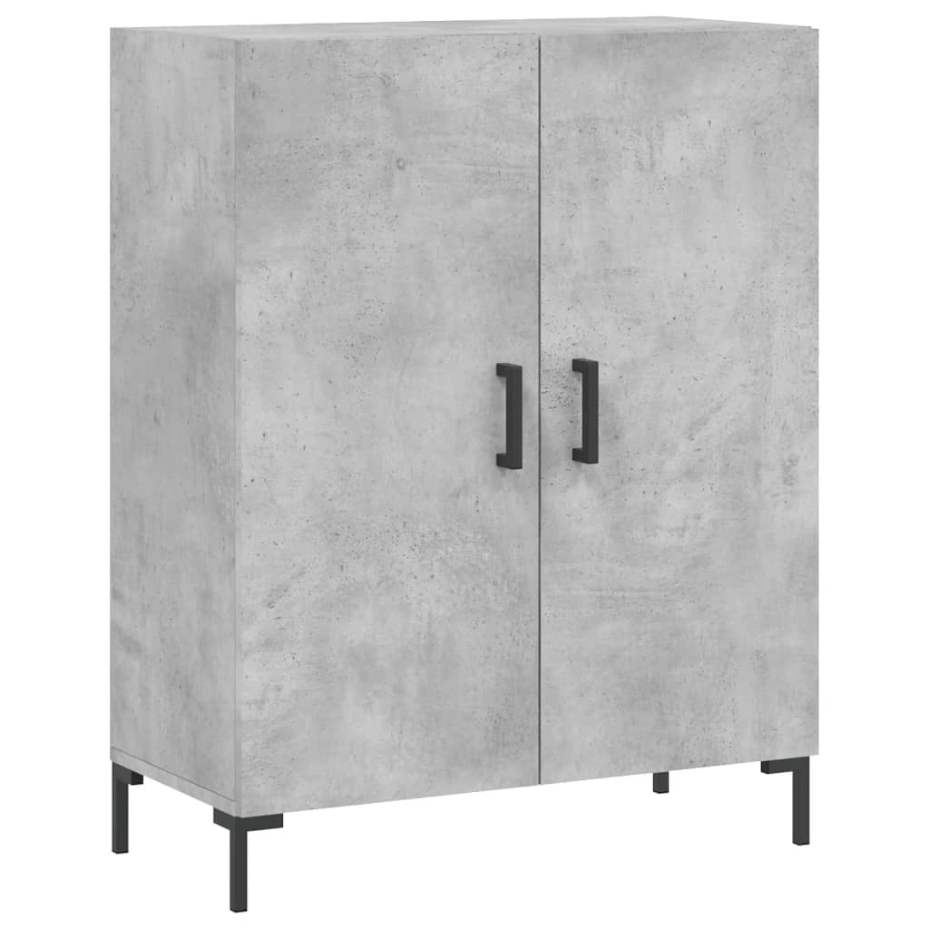 Sideboard Betongrau 69,5x34x90 cm Holzwerkstoff