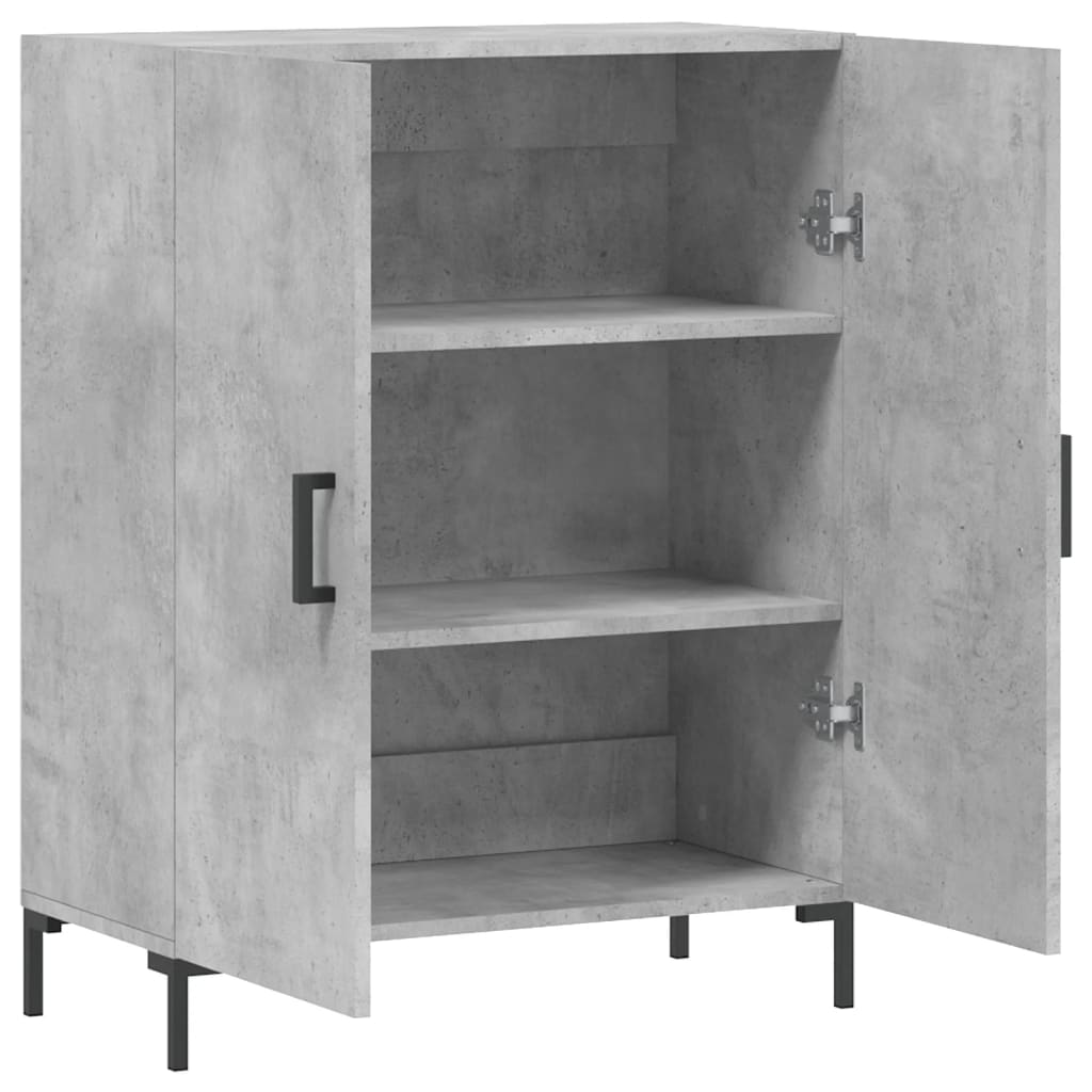 Sideboard Betongrau 69,5x34x90 cm Holzwerkstoff