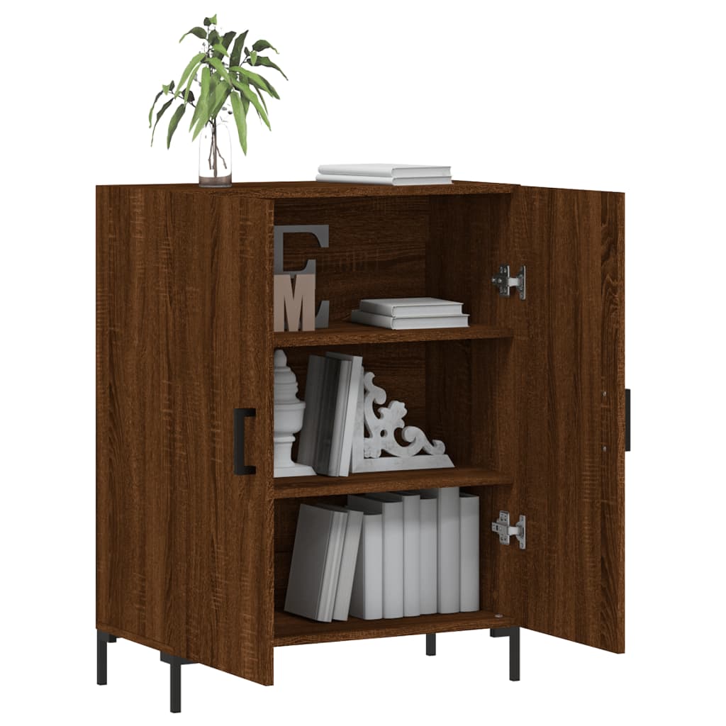 Sideboard Braun Eichen-Optik 69,5x34x90 cm Holzwerkstoff