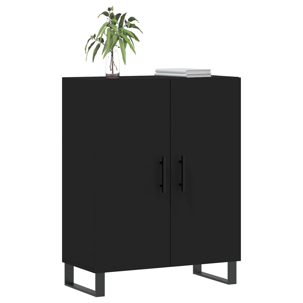 Sideboard Schwarz 69,5x34x90 cm Holzwerkstoff