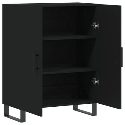 Sideboard Schwarz 69,5x34x90 cm Holzwerkstoff