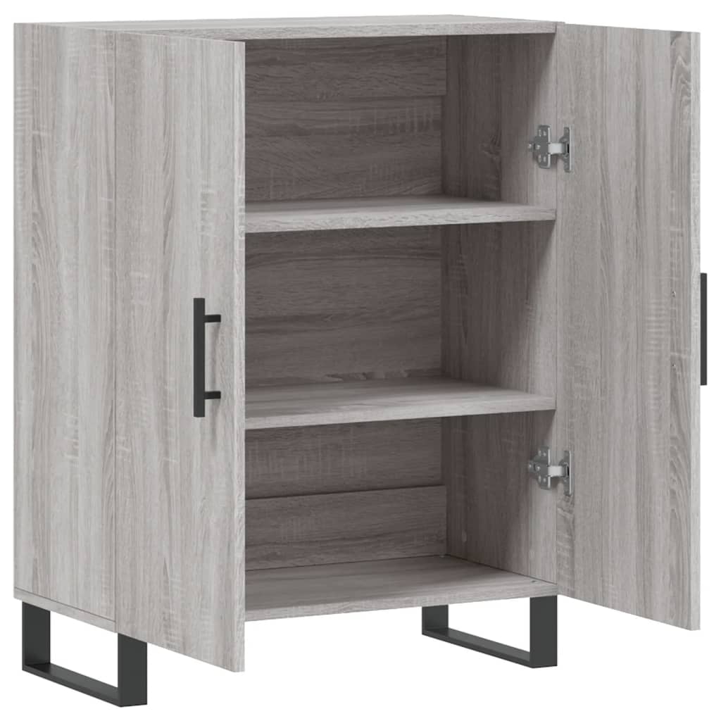 Sideboard Grau Sonoma 69,5x34x90 cm Holzwerkstoff