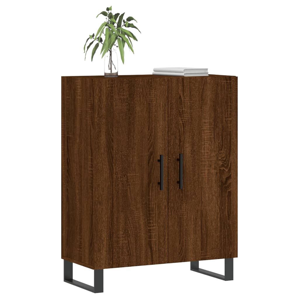 Sideboard Braun Eichen-Optik 69,5x34x90 cm Holzwerkstoff