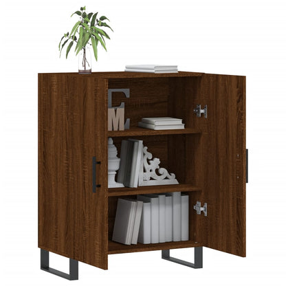 Sideboard Braun Eichen-Optik 69,5x34x90 cm Holzwerkstoff