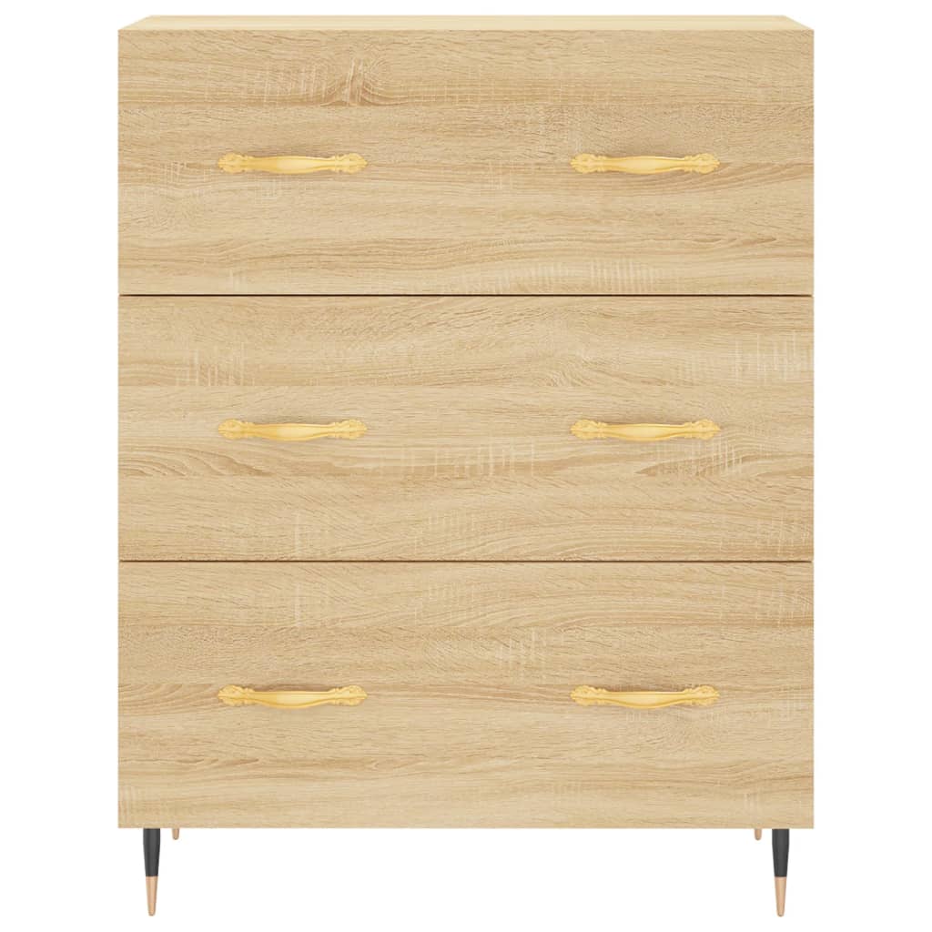 Sideboard Sonoma-Eiche 69,5x34x90 cm Holzwerkstoff