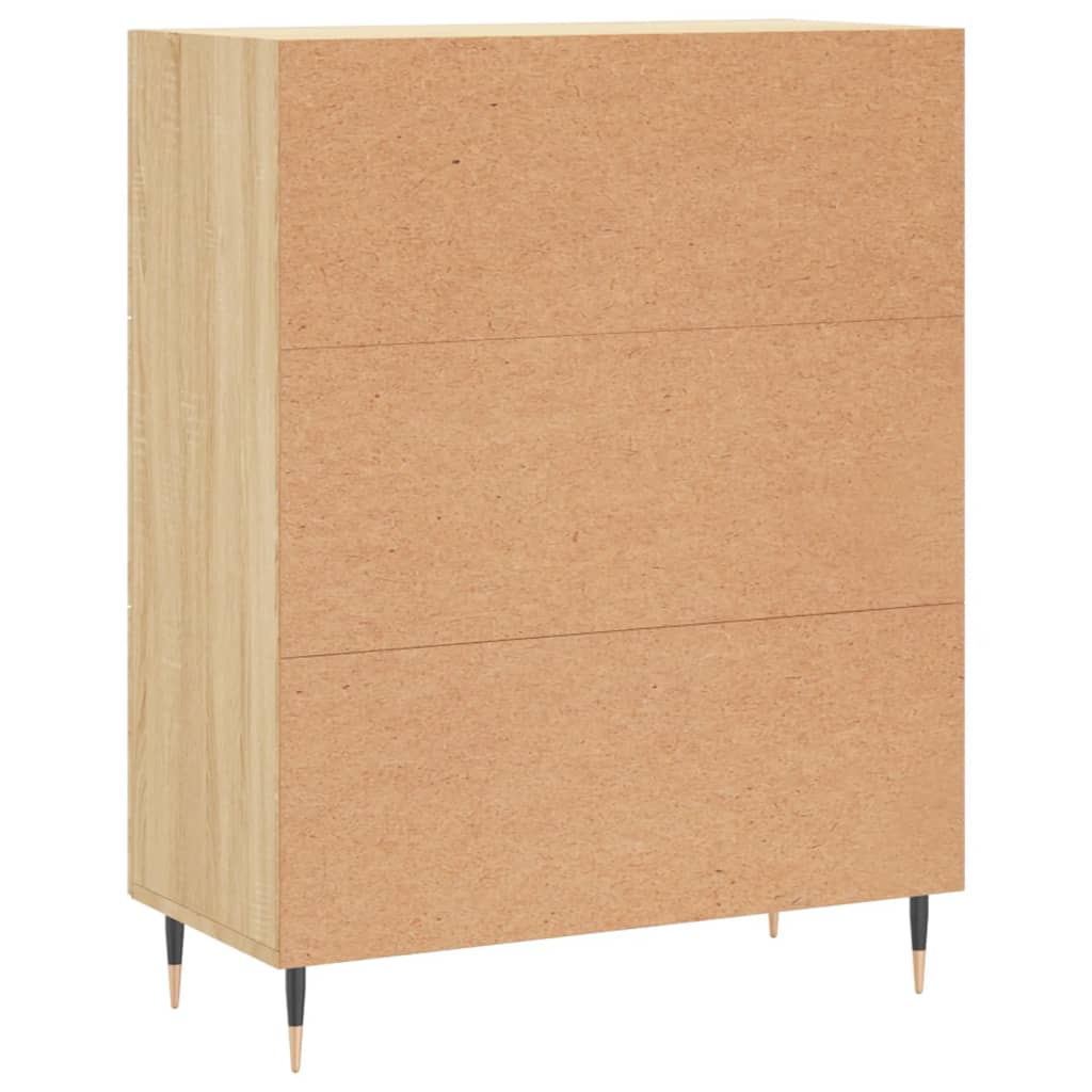 Sideboard Sonoma-Eiche 69,5x34x90 cm Holzwerkstoff