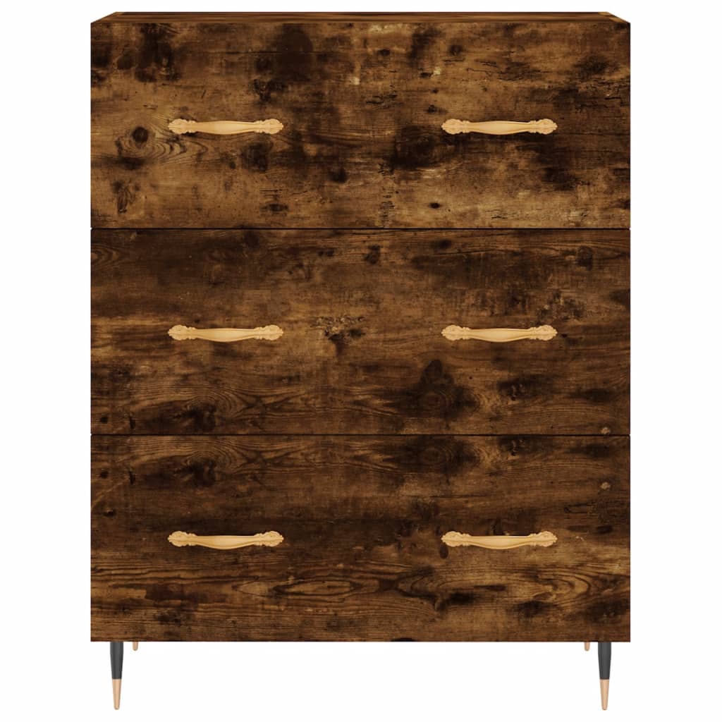 Sideboard Räuchereiche 69,5x34x90 cm Holzwerkstoff