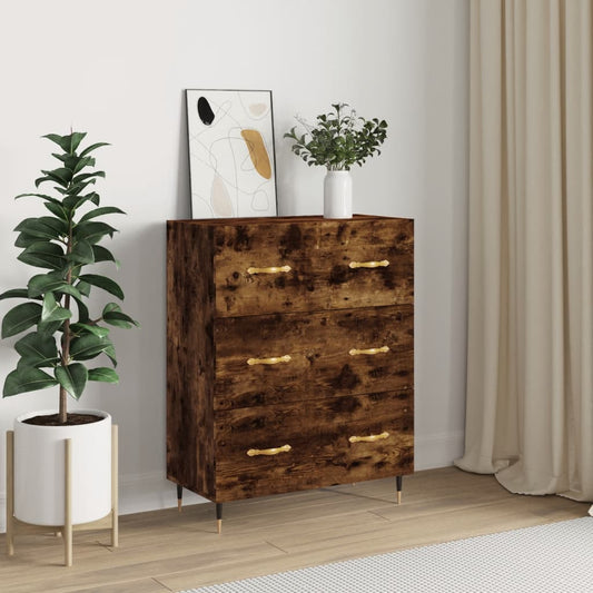 Sideboard Räuchereiche 69,5x34x90 cm Holzwerkstoff