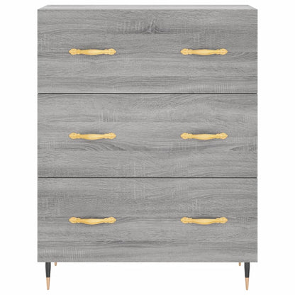 Sideboard Grau Sonoma 69,5x34x90 cm Holzwerkstoff