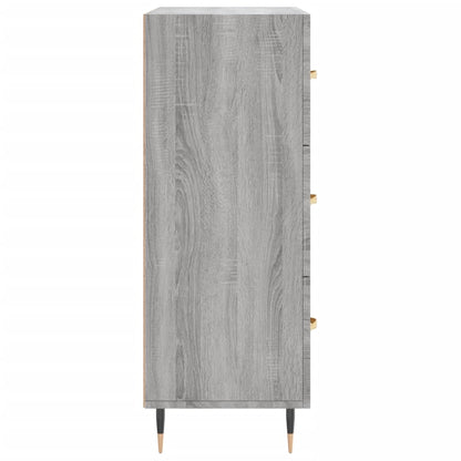 Sideboard Grau Sonoma 69,5x34x90 cm Holzwerkstoff