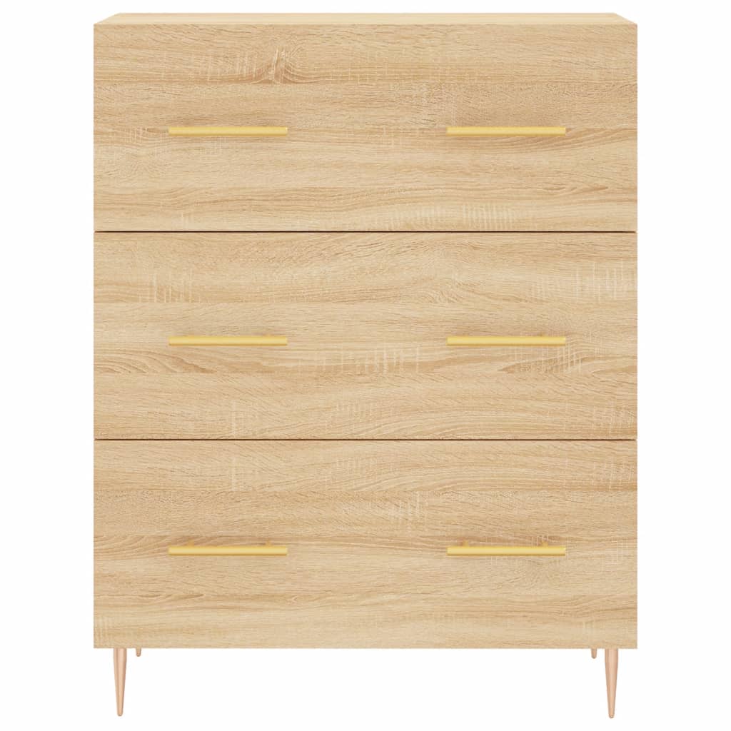 Sideboard Sonoma-Eiche 69,5x34x90 cm Holzwerkstoff