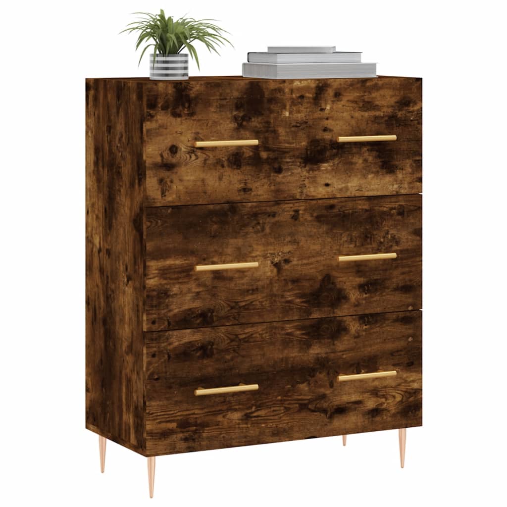 Sideboard Räuchereiche 69,5x34x90 cm Holzwerkstoff