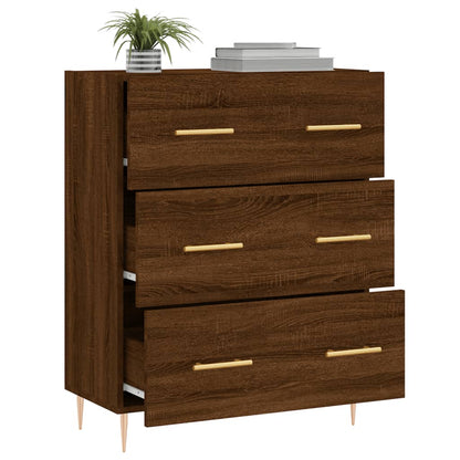 Sideboard Braun Eichen-Optik 69,5x34x90 cm Holzwerkstoff