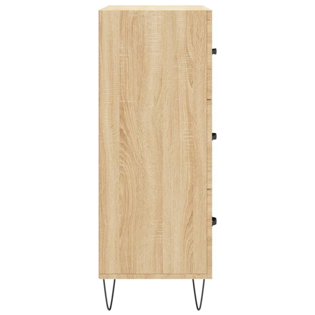 Sideboard Sonoma-Eiche 69,5x34x90 cm Holzwerkstoff