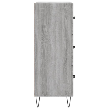 Sideboard Grau Sonoma 69,5x34x90 cm Holzwerkstoff