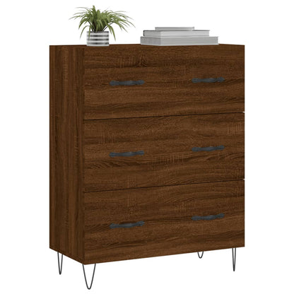 Sideboard Braun Eichen-Optik 69,5x34x90 cm Holzwerkstoff