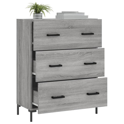 Sideboard Grau Sonoma 69,5x34x90 cm Holzwerkstoff