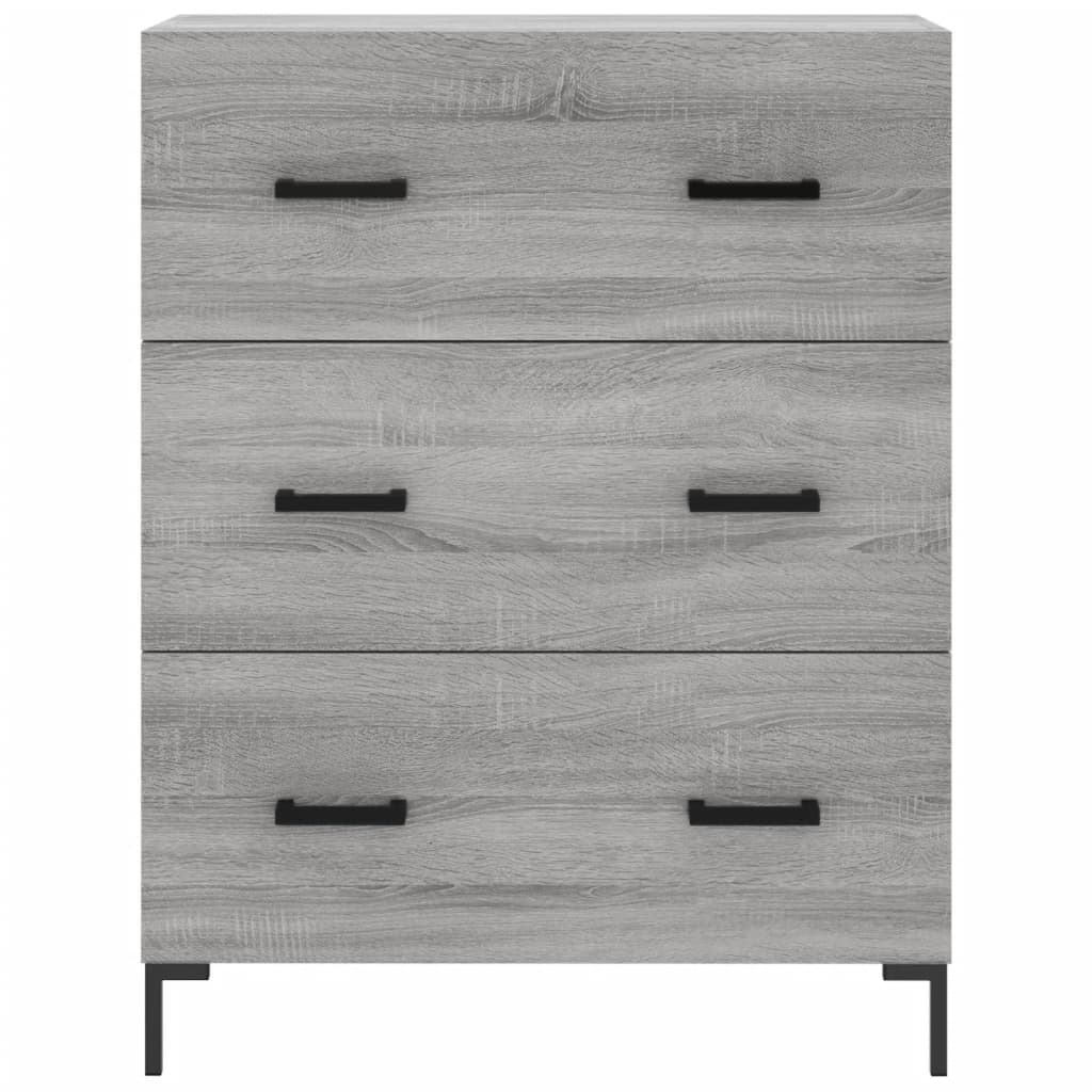 Sideboard Grau Sonoma 69,5x34x90 cm Holzwerkstoff