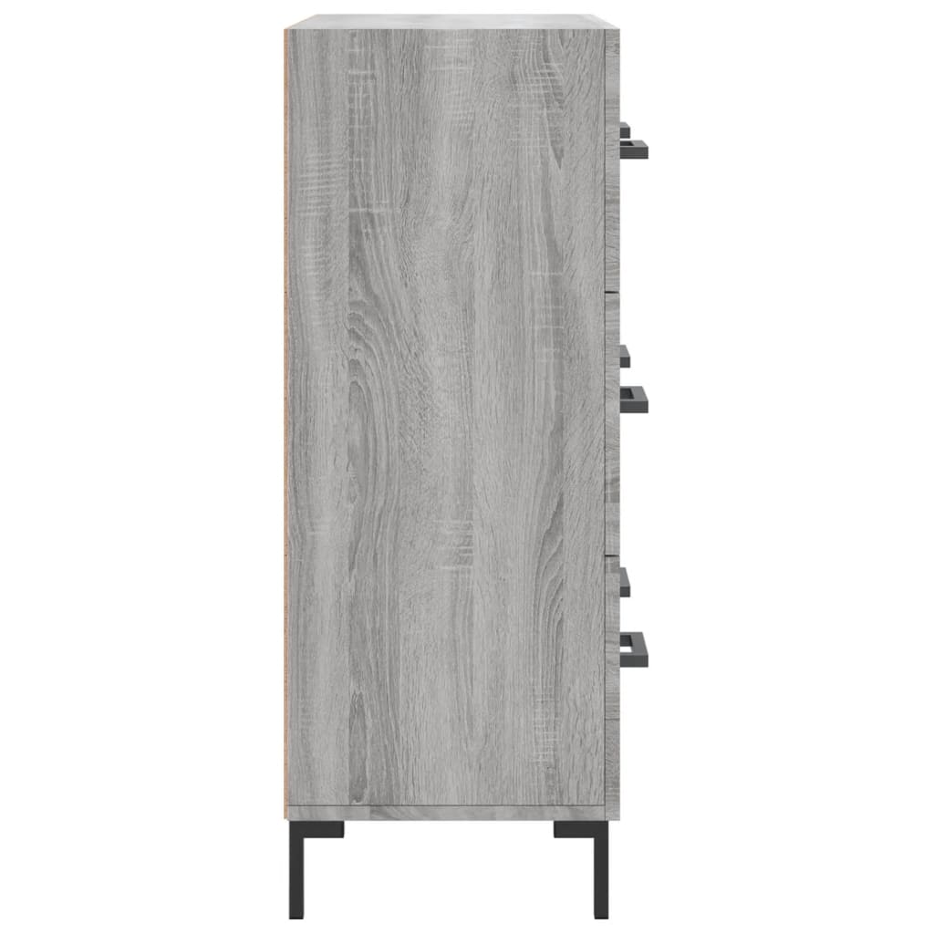 Sideboard Grau Sonoma 69,5x34x90 cm Holzwerkstoff