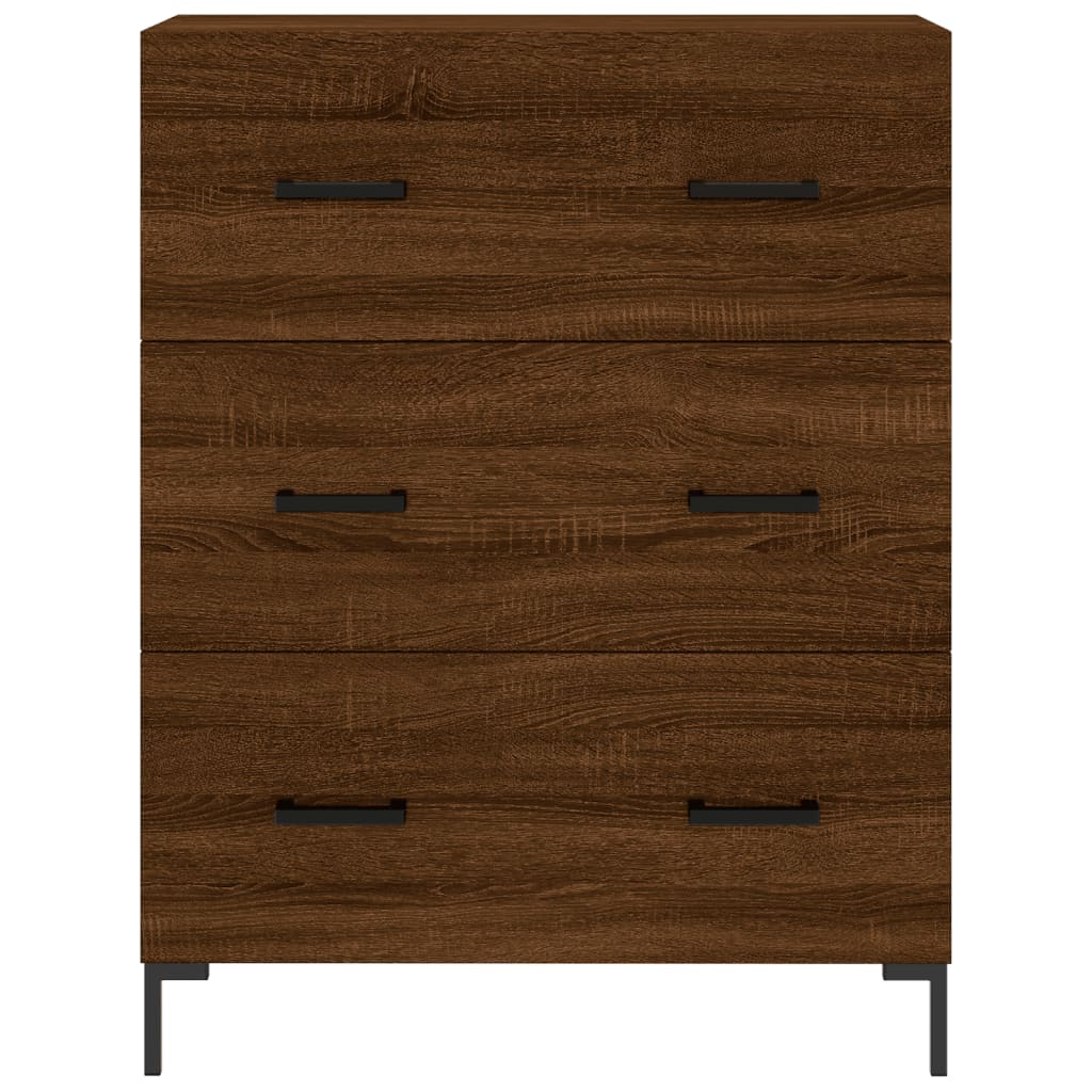 Sideboard Braun Eichen-Optik 69,5x34x90 cm Holzwerkstoff