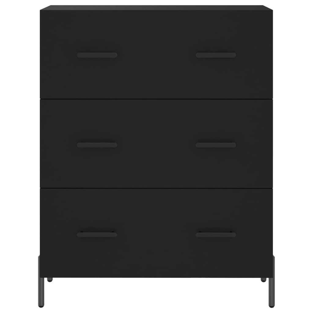 Sideboard Schwarz 69,5x34x90 cm Holzwerkstoff