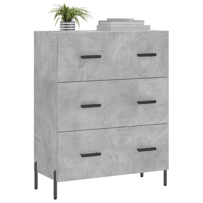 Sideboard Betongrau 69,5x34x90 cm Holzwerkstoff