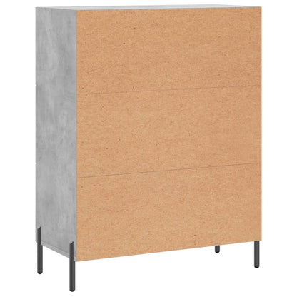 Sideboard Betongrau 69,5x34x90 cm Holzwerkstoff