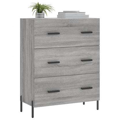 Sideboard Grau Sonoma 69,5x34x90 cm Holzwerkstoff