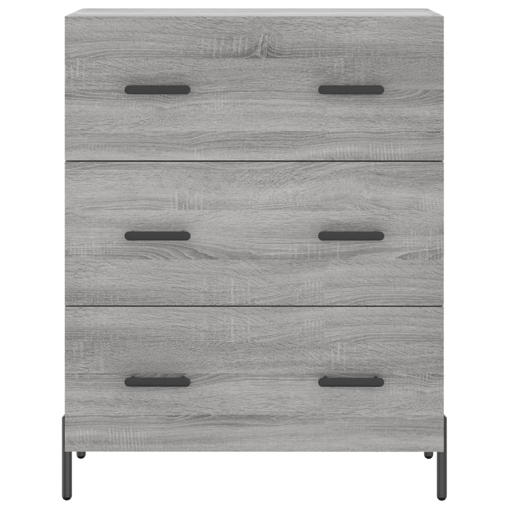 Sideboard Grau Sonoma 69,5x34x90 cm Holzwerkstoff