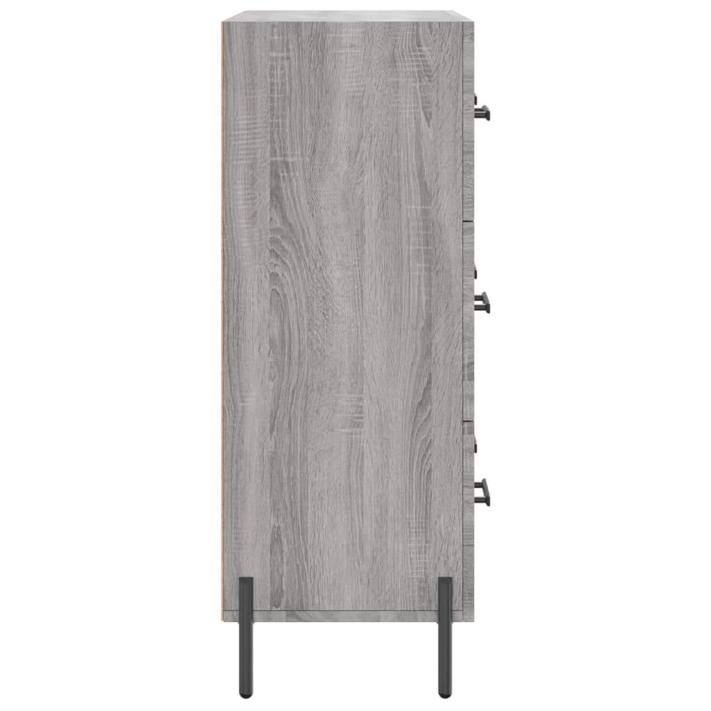 Sideboard Grau Sonoma 69,5x34x90 cm Holzwerkstoff