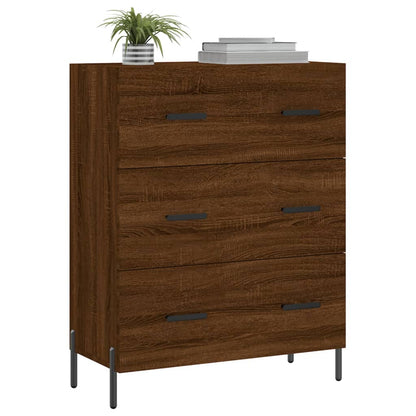 Sideboard Braun Eichen-Optik 69,5x34x90 cm Holzwerkstoff