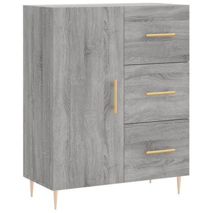 Sideboard Grau Sonoma 69,5x34x90 cm Holzwerkstoff