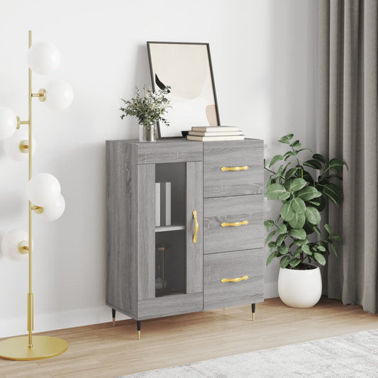 Sideboard Grau Sonoma 69,5x34x90 cm Holzwerkstoff