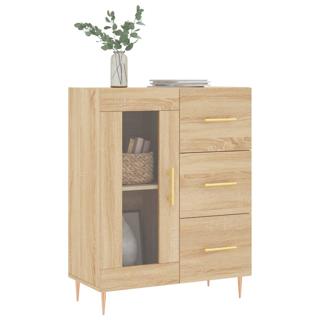 Sideboard Sonoma-Eiche 69,5x34x90 cm Holzwerkstoff