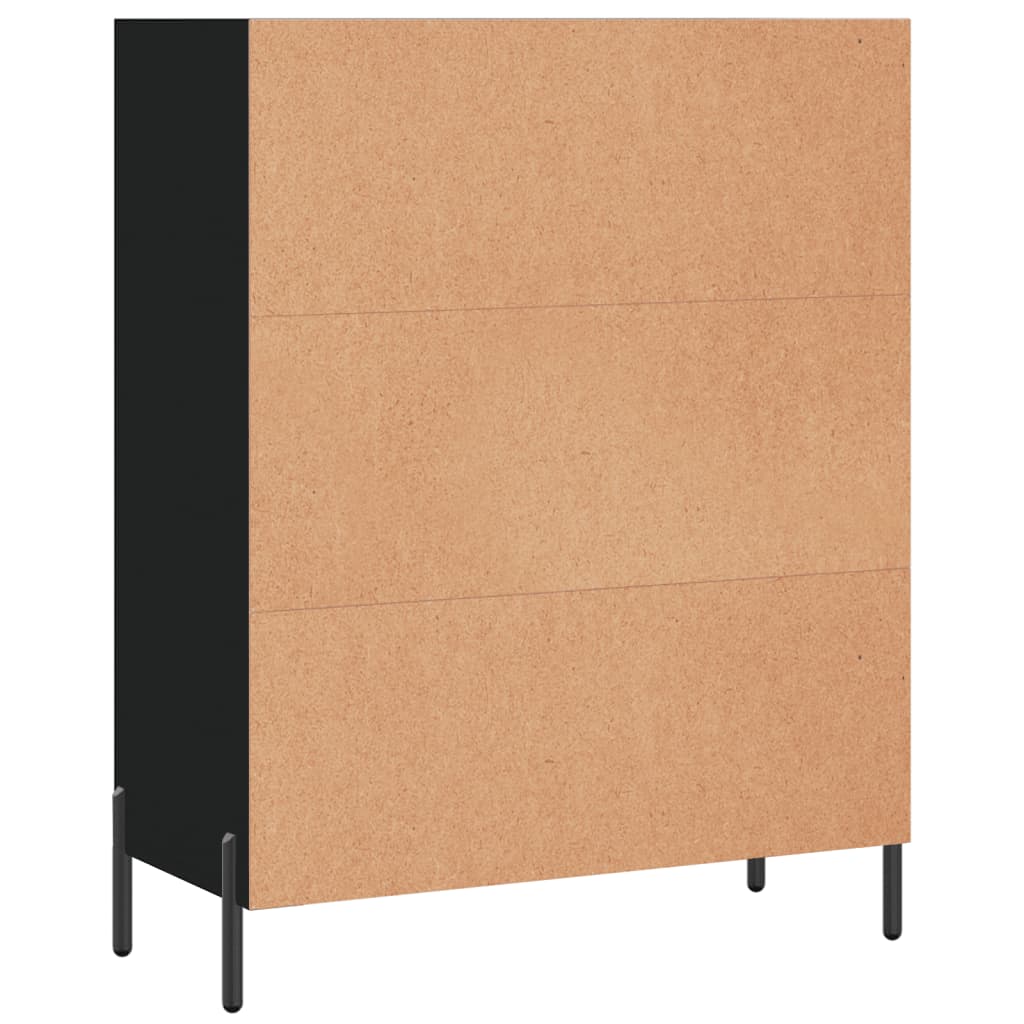 Regalschrank Schwarz 69,5x32,5x90 cm