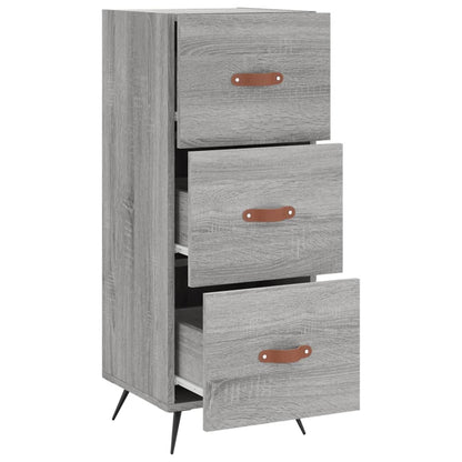 Sideboard Grau Sonoma 34,5x34x90 cm Holzwerkstoff