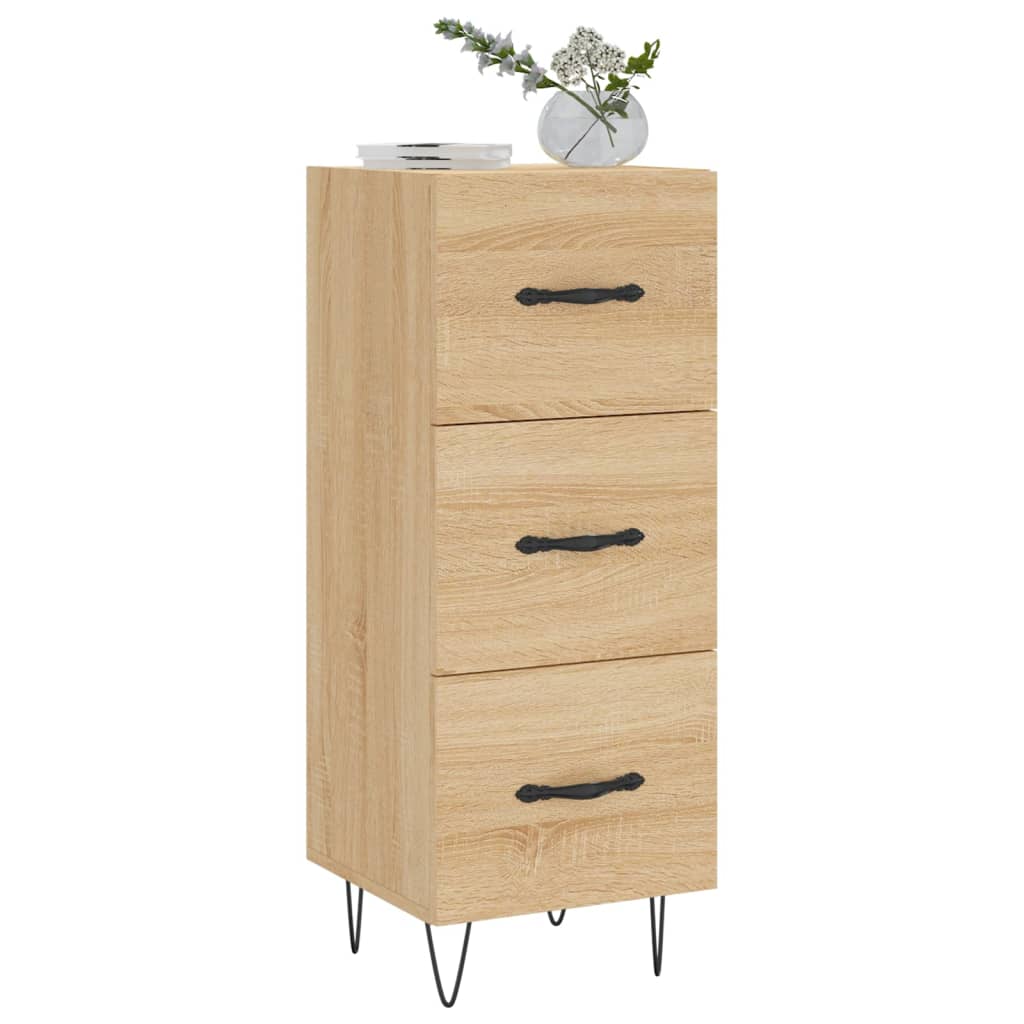 Sideboard Sonoma-Eiche 34,5x34x90 cm Holzwerkstoff