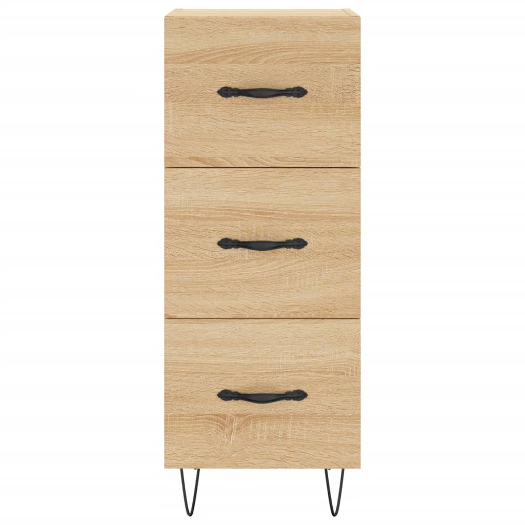 Sideboard Sonoma-Eiche 34,5x34x90 cm Holzwerkstoff