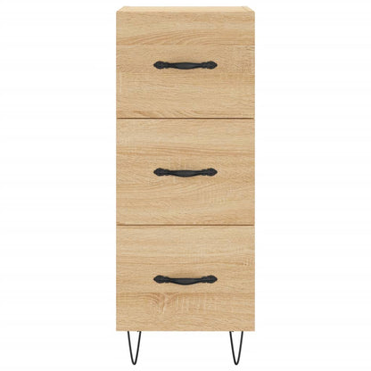 Sideboard Sonoma-Eiche 34,5x34x90 cm Holzwerkstoff