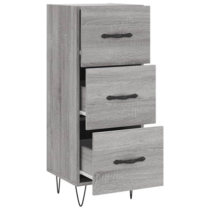 Sideboard Grau Sonoma 34,5x34x90 cm Holzwerkstoff